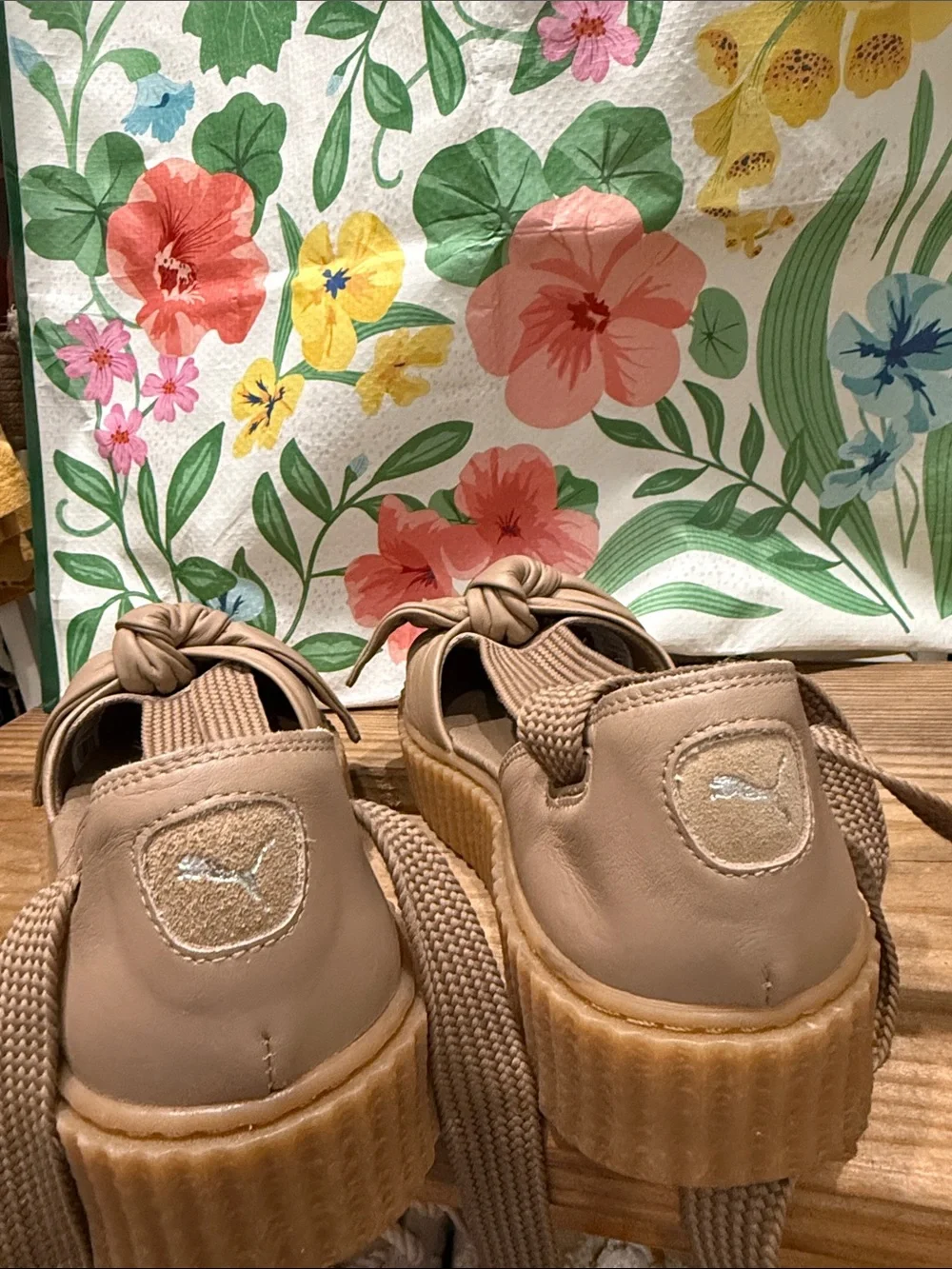 PUMA x FENTY by Rihanna Bow Creeper Ballet Platform Sneakers in the beautiful N